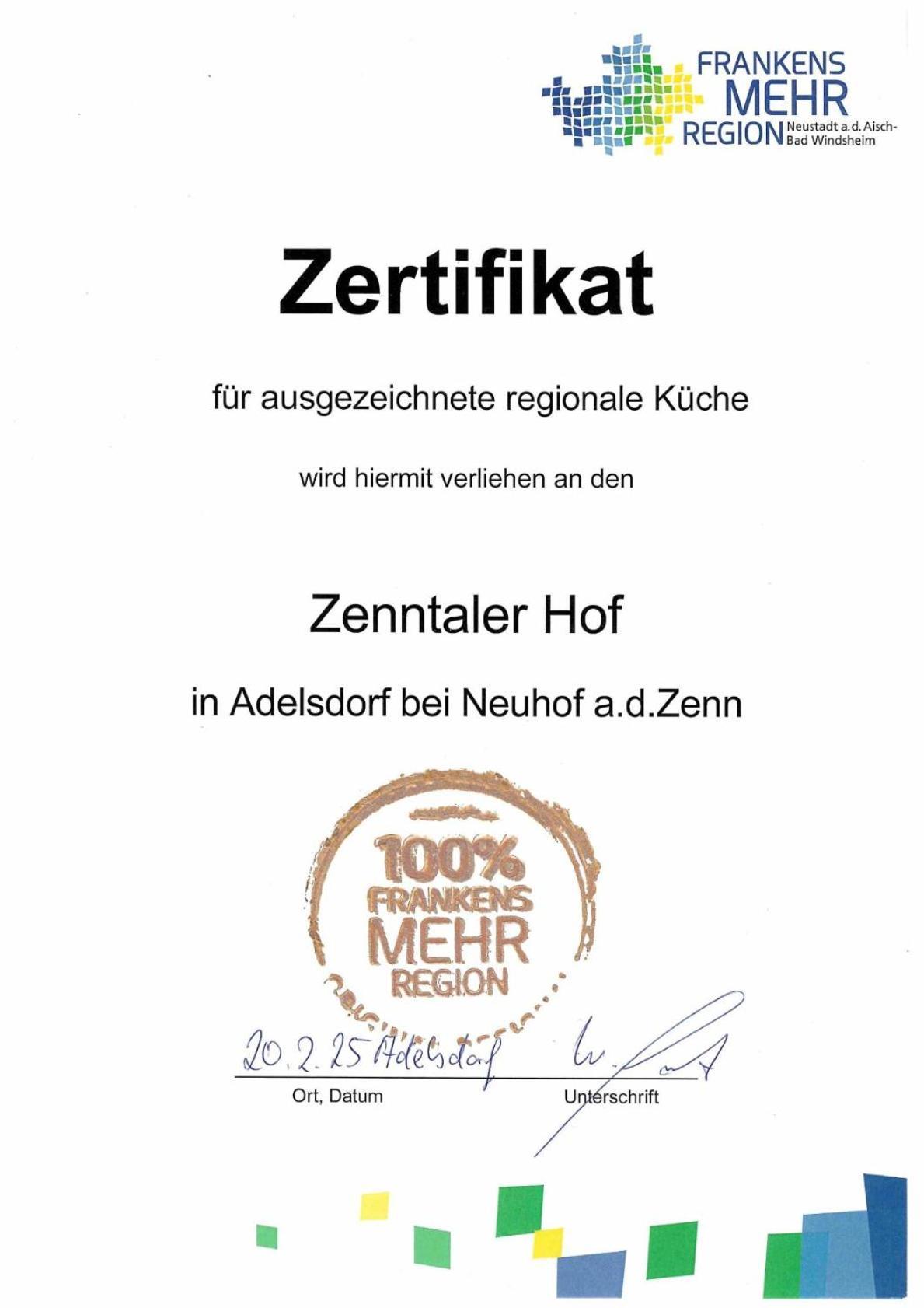 诺伊霍夫安德泽恩 Zenntaler Hof酒店 外观 照片